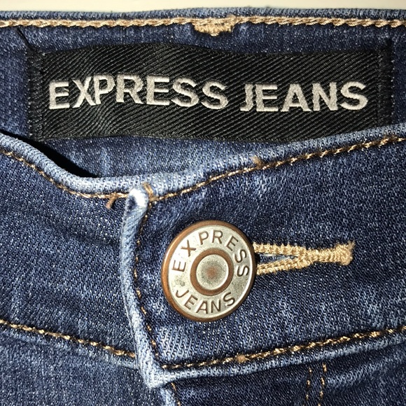 Express preformance skinny mid rise jeans - Picture 4 of 5